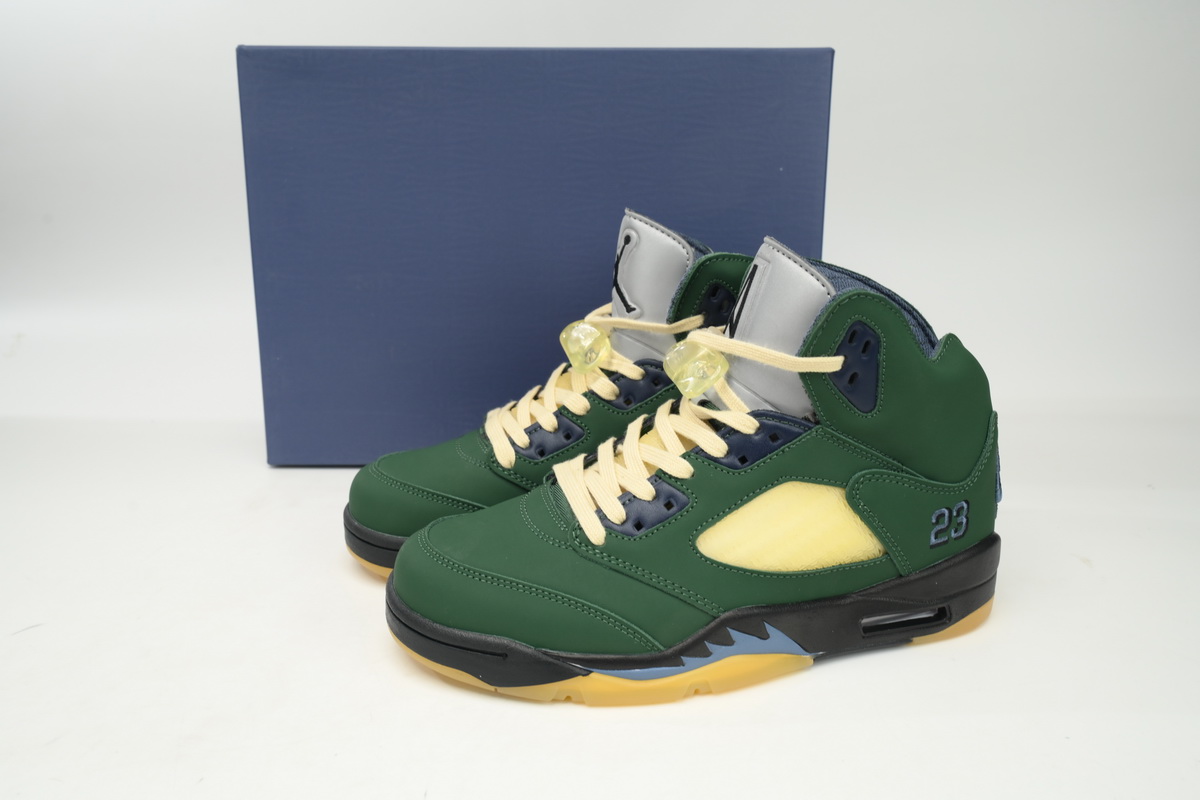 Air Jordan 5 (Navy Green)